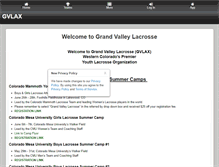 Tablet Screenshot of grandvalleylax.com